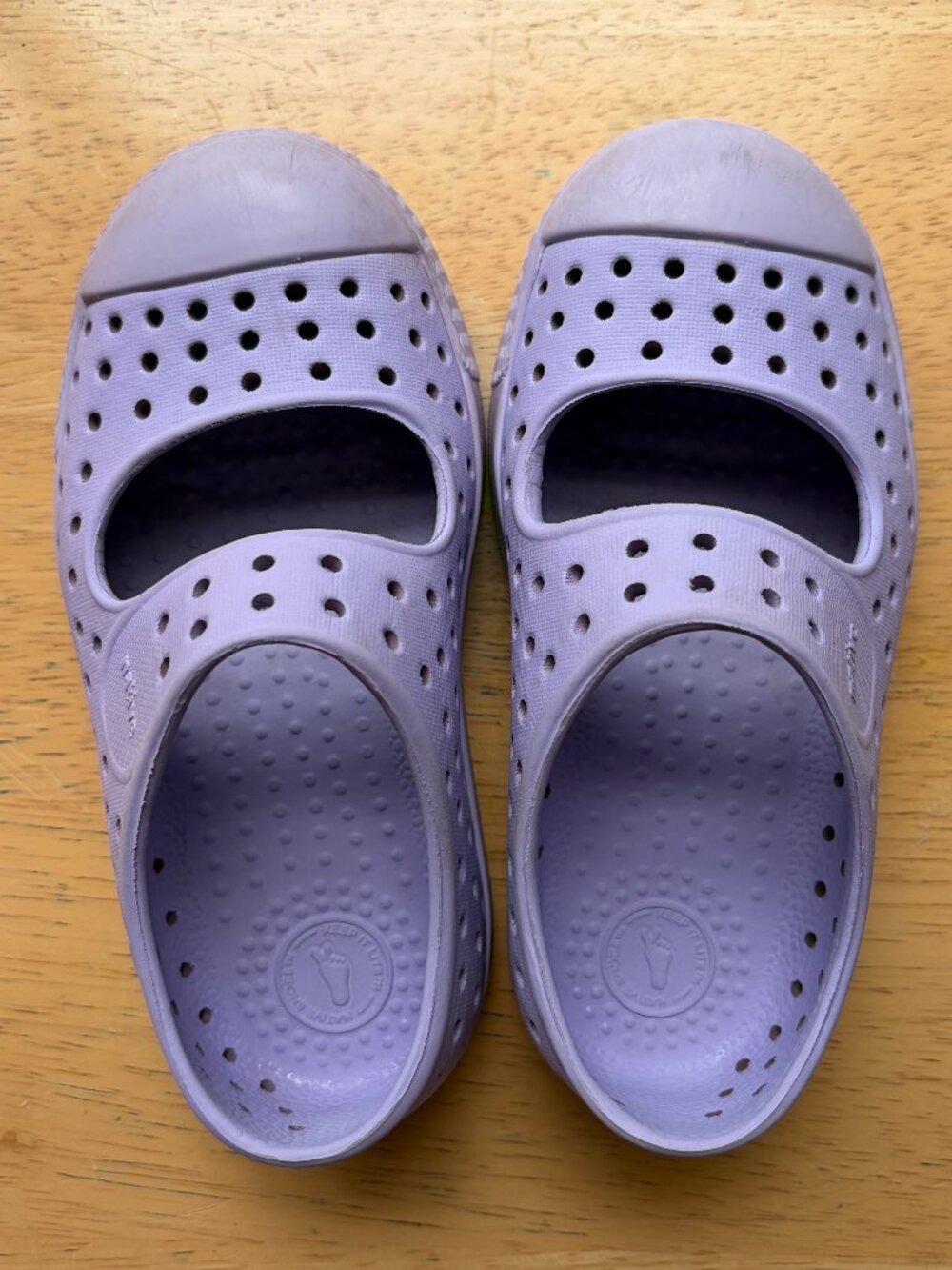 Native Shoes Jefferson Juniper, Purple, Toddler size 8